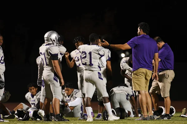 High School Football Game Two Local Schools Arizona Images Here — Stock Photo, Image