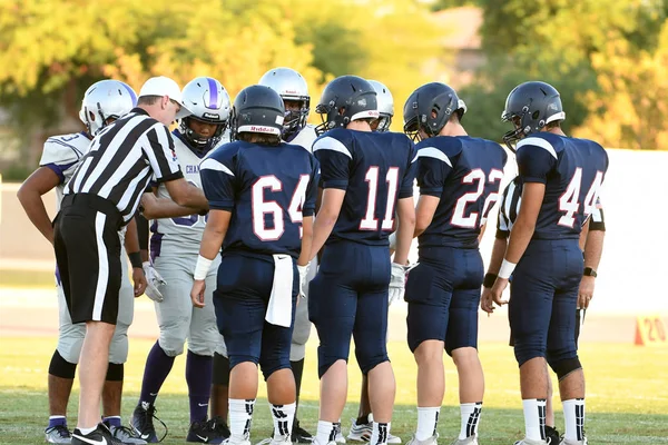 High School Football Game Two Local Schools Arizona Images Here — Stock Photo, Image