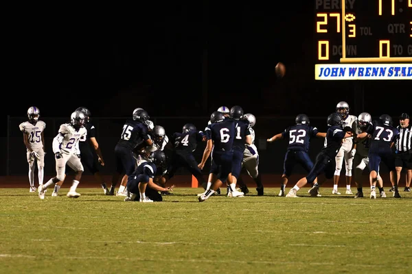 High School Football Jogo Entre Duas Escolas Locais Arizona Imagens — Fotografia de Stock