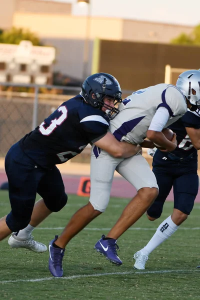 High School Fotbollsmatch Mellan Två Lokala Skolor Arizona Bilderna Här — Stockfoto