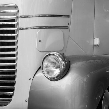 Eski model klasik araba Retro Far lambası