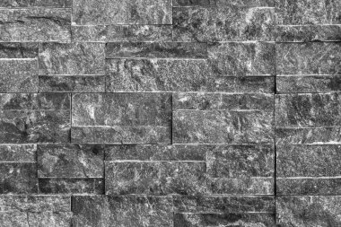 Arka plan gri tuğla taş duvar dekorasyonu ile