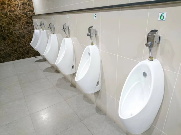 Lege Openbare Mannen Toilet Winkelcentrum — Stockfoto