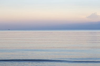 Tropikal deniz gökyüzü günbatımı