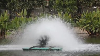 Çalışma, tedavi su birikintisi içinde su türbini