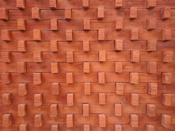 Кирпичная Стена Апельсина Фона — стоковое фото