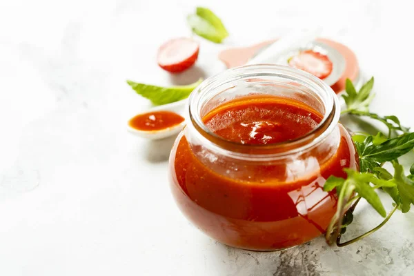 Tomato and strawberry ketchup