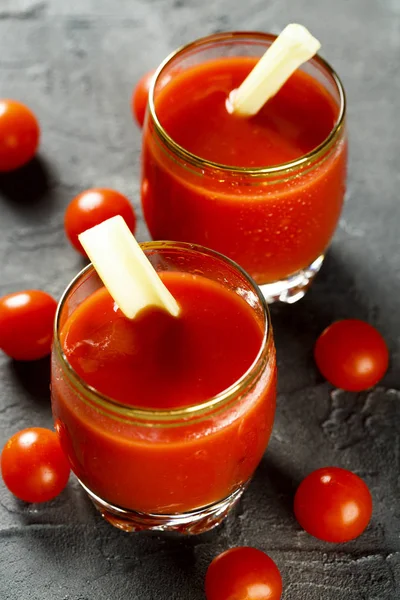 Homemade Bloody Mary tomato cocktail