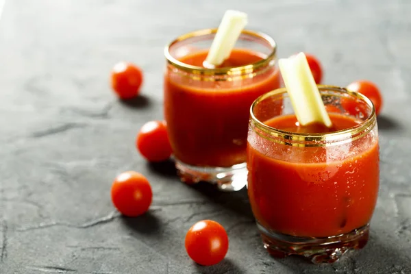 Homemade Bloody Mary tomato cocktail