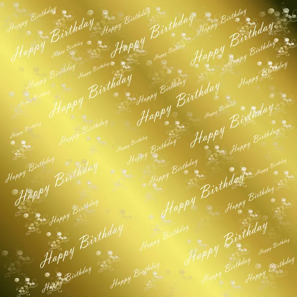 Abstrakte Farbige Hintergrund Mit Happy Birthday Schriftzug — Stockfoto