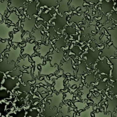 koyu yeşil zemin üzerine Dikişsiz soyut desen