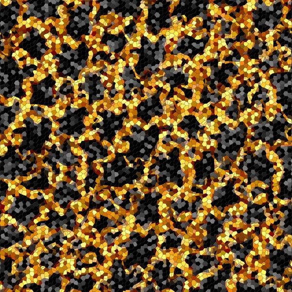 Abstrakcyjne Kolorowe Mozaiki Kolorach Czarny Żółty — Zdjęcie stockowe