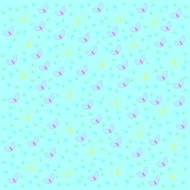 tam kare resmi soyut renkli desen 