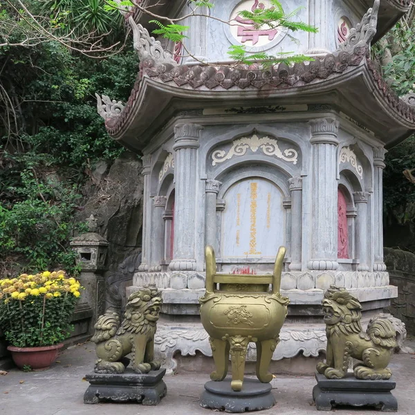 Ornate Statues Marble Mountains Danang March 2019 — Stock Photo, Image