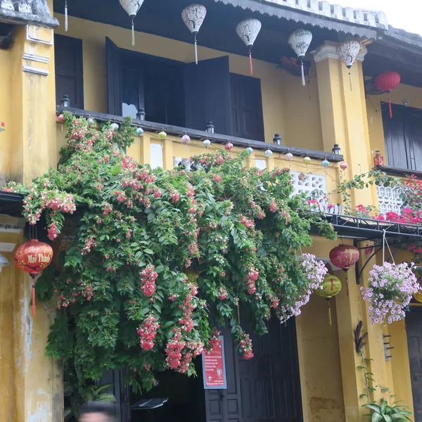 Por Mañana Hoi Ciudad Los Sastres Lampions Hermoso Casco Antiguo —  Fotos de Stock