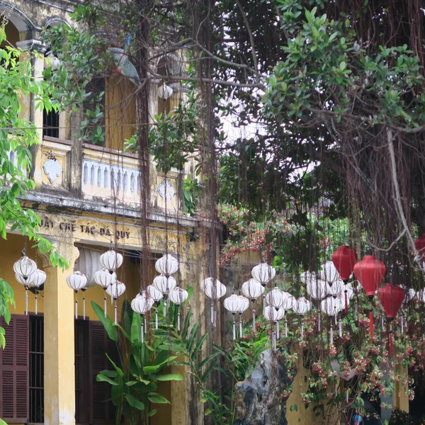 Por Mañana Hoi Ciudad Los Sastres Lampions Hermoso Casco Antiguo —  Fotos de Stock