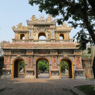 orta Vietnam, büyük bir park ile 