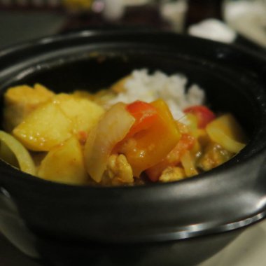 kızarmış gıda, bir tencerede, pirinç ile köri, Asya mutfağı