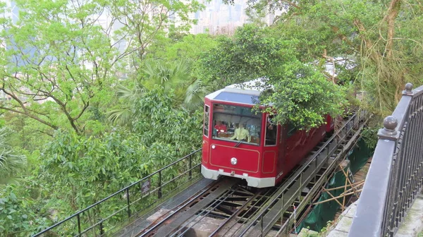 Hong Kong Blick Von Der Spitze Touristenattraktion Hinzugefügt März 2019 — Stockfoto