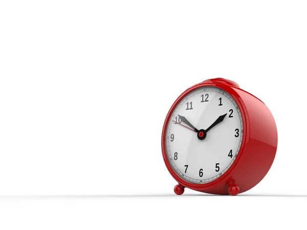Relógio Alarme Bonito Vermelho — Fotografia de Stock