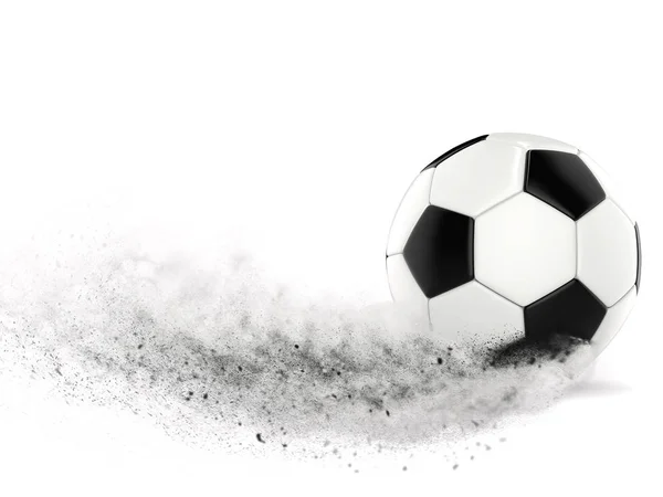 Football Mouvement Effet Particules — Photo