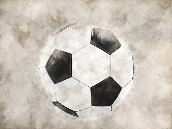 Calcio Illustrazione Disegnata Mano — Foto Stock