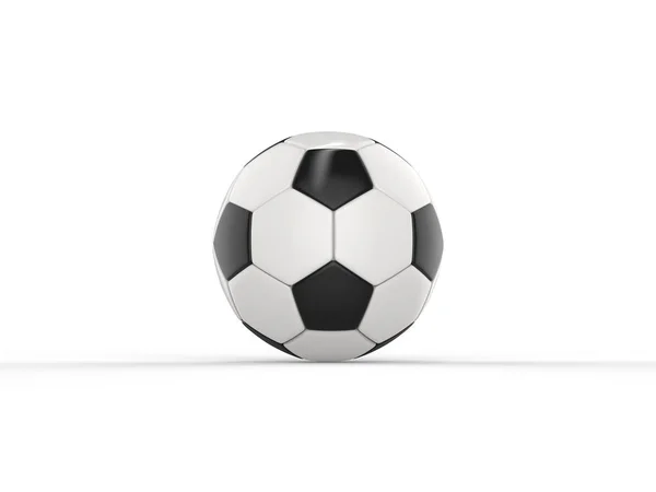 Classic Black White Football Side View — Stock Photo, Image