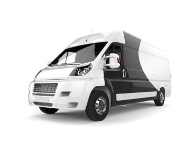 Siyah ve beyaz teslim van