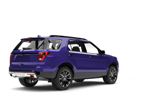 Super Purple Modern Suv Car Tail Light Shot — Stock Photo, Image