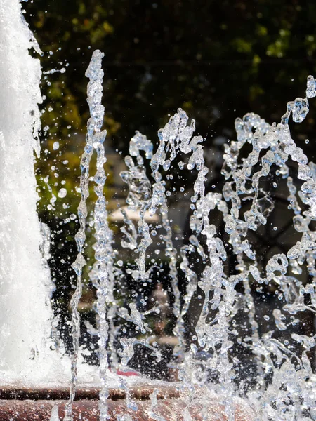 Water Fountain Closeup Shot — Stock Photo, Image