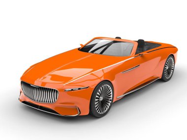 Yarış turuncu modern cabriolet konsept otomobil - güzellik vurdu