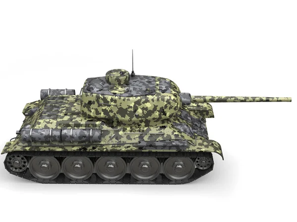 Forest Camo Oude Militaire Tank Top Zijaanzicht — Stockfoto