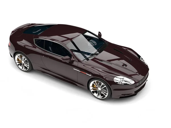 Chocolate Brown Modern Sports Luxury Car — Stock Photo, Image