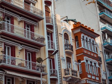 Selanik'in merkezinde ki binaların çarpıcı mimarisi ve güzelliği - Yunanistan