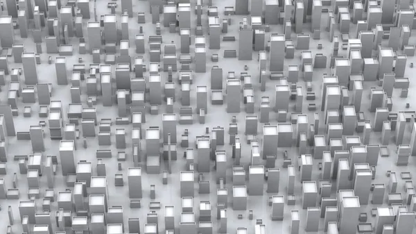 Абстрактный Белый Кубический Низкопольный Городской Экологический Фон — стоковое фото