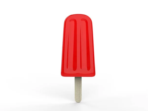 Strawberry Red Ice Cream Stick — Stock Photo, Image