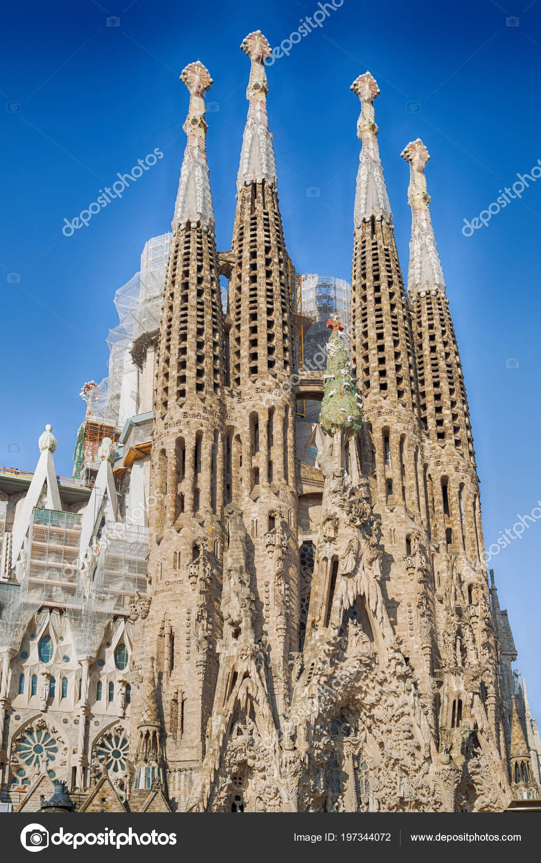 Barcelona Spain May Sagrada Familia May 2018 Sagrada Familia
