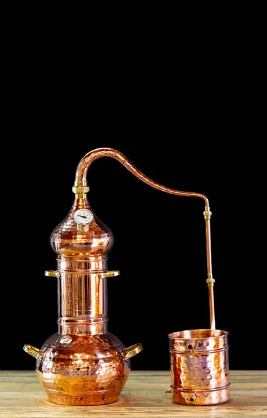 Copper Alembic Distill Alcohol Oils — Stock Photo, Image