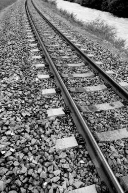 İsviçre'de tren pisti