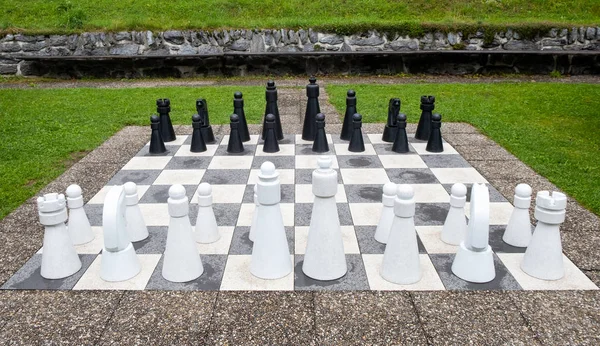 Giant chess — Stock Photo, Image