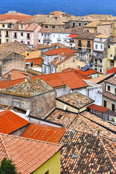 Építészet a Pizzo Calabro, Calabria, Olaszország — Stock Fotó