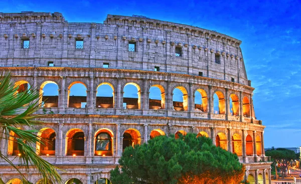 Colisée Colisée Aussi Connu Comme Amphithéâtre Flavien Dans Ville Rome — Photo