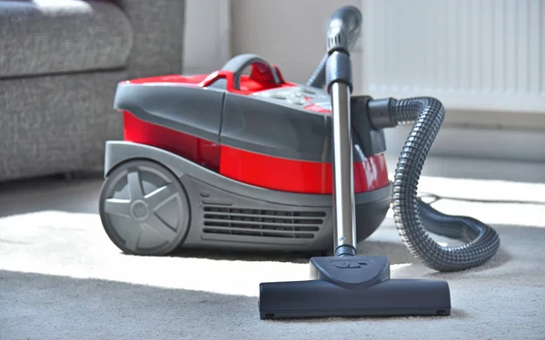 Canister Vacuum Cleaner Home Use Floor Apartment — Stock Photo, Image