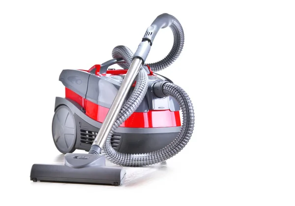 Canister Vacuum Cleaner Home Use Isolated White — Stock Photo, Image