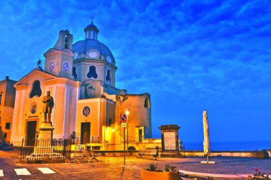 Procida Island, İtalya'nın Metropolitan City of Naples, Campania, İtalya'nın mimarisi.