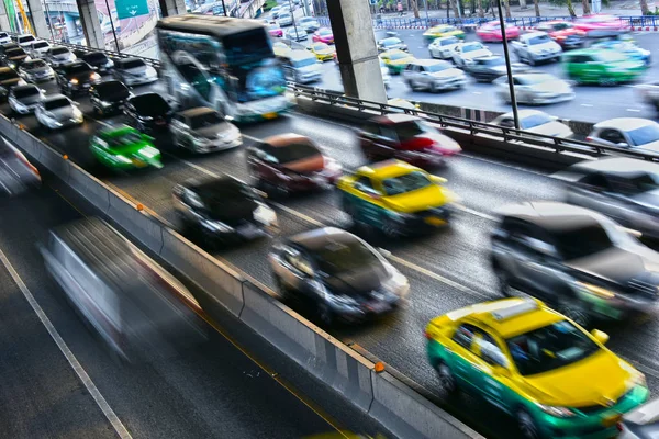 Kontrollierte Zufahrt Zur Autobahn Bangkok Berufsverkehr — Stockfoto