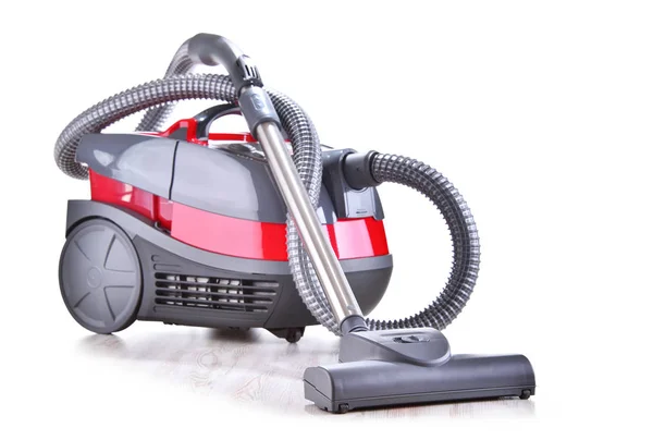 Canister Vacuum Cleaner Untuk Rumah Gunakan Terisolasi Pada Putih — Stok Foto