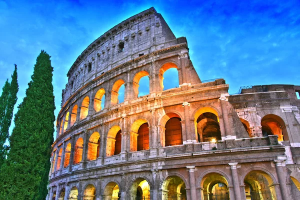 Colisée Colisée Aussi Connu Comme Amphithéâtre Flavien Dans Ville Rome — Photo