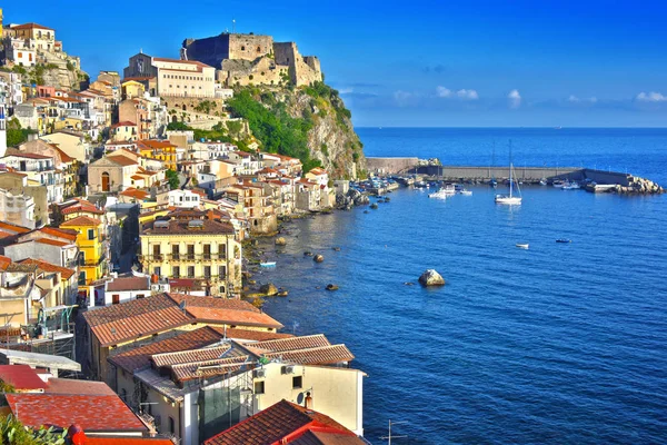 Stad Van Scilla Italiaanse Provincie Reggio Calabria Italië — Stockfoto
