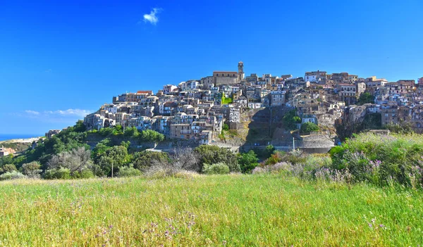 Vesnice Badolato Provincii Catanzaro Kalábrie Itálie — Stock fotografie